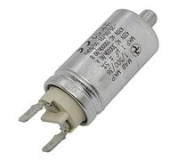 Lumonic condensatore di avviamento Hydra MKP-500 1-A [incl. spina 6,3x0,8mm] | condensatore motore 1µF 450V 25x48mm I condensatore con custodia metall