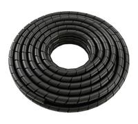 Lumonic guaina per cavi a spirale nero 5m I Fascia a spirale da 19mm per cavi con diametro da 15 a 100mm I Protezione per guaine flessibili per uso privato e industriale