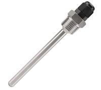 Lumonic Manicotto a immersione V2A in acciaio inox da 1/2 pollice | 150mm Lunghezza di installazione | Adattamento perfetto per sensori di temperatura da 6 mm | per l'accumulo di tamponi, il riscaldam