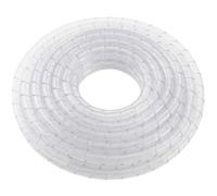 Lumonic Nastro a spirale 6mm Trasparente | 5m | Guaine per cavi 4-50mm | Flessibile, robusto e tagliabile su misura | Scrivania, automotive, industria