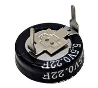Lumonic Supercap 0,22F 5,5V H-Type | EDLC direttamente applicabile, ad alta capacità | Monoblocco a 5,5 V - non è necessario il bilanciamento | Protezione da sfarfallio, backup, PLC, riscaldamento