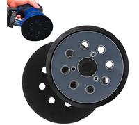 LUMOOM 2 cuscinetti abrasivi di ricambio, piatti abrasivi da 125 mm, 8 fori come cuscinetto abrasivo di ricambio, piastra di supporto per lavori di levigatura rapidi, levigatrice orbitale, piatto