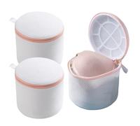 LUMOOM 3 sacchetti per reggiseno, rete per bucato riutilizzabile con chiusura lampo, sacco per biancheria intima, per lavatrice, reggiseni, calze e vestiti per bambini, ecc. (rosa)