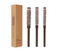 LUMOOM 3 spazzole rotonde piccole, rotonde per asciugacapelli, spazzola voluminosa per asciugacapelli, per uomo e donna, capelli corti, frangia, capelli corti, capelli lisci
