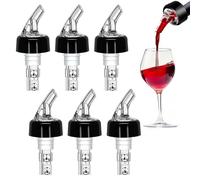LUMOOM 6 beccucci per bottiglie, porzionatori, liquori, liquori, dispenser per liquori, dosatore da 4 cl per bottiglie, vino, liquori, cocktail