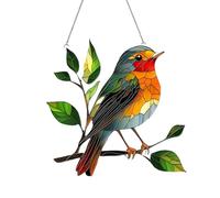 LUMOOM Decorazione Appesa Per Finestre, Acchiappasole Uccello Colorato, Colibrì Cattura Sole, Ideale Per Finestre, Decorazione Parete, Tendina Per Finestre, Porte, Decorazione Per Casa, Studio