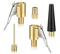 LUMOOM Set di adattatori multifunzione per valvola francese, compatibile con Bosch EasyPump, valvola per bicicletta con 2 valvole di gonfiaggio per pneumatici e palle