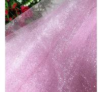LUMoony 150 cm di larghezza tessuto a rete tessuto tulle decorazione scintillante tessuto glitterato tessuto paillettes tessuto per abiti da sposa fai da te mezza gonna vestito tovaglia sfondo