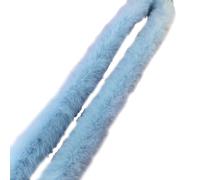 LUMoony Strisce di pelliccia sintetica da 10 metri, morbida, soffice, densa e robusta, può essere utilizzata per decorare i bordi come cappelli natalizi fai da te, mantelli, vestiti, colletti di