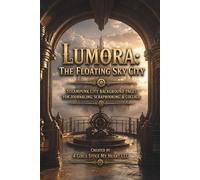 Lumora: The Floating City in the Sky: Steampunk City Background Pages for Journaling, Scrapbooking, & Collage