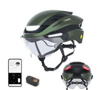 Lumos Casco intelligente Ultra E-Bike | certificato NTA 8776 | luci anteriori e posteriori a LED | visiera retrattile | controllo app | per e-bike, scooter, ciclismo, adulti, uomini, donne