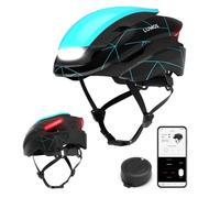 Lumos Casco ultra intelligente | casco da bicicletta | anteriore e posteriore (LED) | indicatori di direzione | luci freno | connessione Bluetooth | adulti: uomo donna