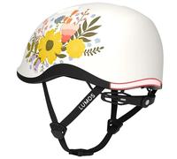 Lumos Nyxel MIPS - Casco da bicicletta a LED City & Commuter | Illuminazione a 360° Fuoco Stop, MIPS, USB-C, Bluetooth, IPX6, Flower Power | M