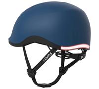 Lumos Nyxel Casco da bicicletta, blu oceano, taglia M 55-59 cm, policarbonato, con illuminazione a LED, indicatore di direzione e sistema di sicurezza MIPS, visibilità a 360° per ciclismo