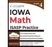 Lumos Learning 4th Grade Math Practice Workbook and Full-length Onli (Tascabile)