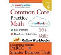 Lumos Learning Common Core Practice - Grade 4 Math: Workbooks to Pre (Tascabile)