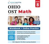 Lumos Learning Ohio State Test Prep: 8th Grade Math Practice Workboo (Tascabile)