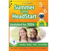 Lumos Summer HeadStart Workbook, 5th to 6th Grade: Math, Reading, Writing, Science, Fun Activities, Online Resources & AI Tutor: Math, Reading, ... Summer Bridge Workbook with Daily Act