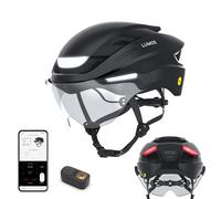 Lumos Casco intelligente Ultra E-Bike | certificato NTA 8667 | luci anteriori e posteriori a LED | visiera retrattile | controllo app | per e-bike, scooter, ciclismo, adulti, uomini, donne