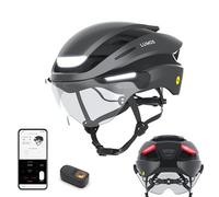 Lumos Ultra E-Bike Smart Helmet | Certificato NTA 8667 | Luci LED anteriori e posteriori | Visiera retrattile | Controllo tramite app | EBike, scooter, ciclismo, bicicletta | Adulti, Uomini Donne