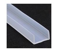 LuMOUzhou Bordi Trasparenti a Forma di U Guarnizione for Bordi Canale in Silicone a Forma di U Trasparente, Dimensioni Multiple, 5 Metri(22mm x 14mm)