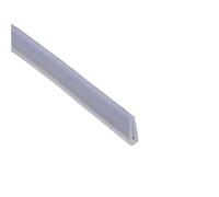LuMOUzhou Bordi Trasparenti a Forma di U Guarnizione for Bordi Canale in Silicone a Forma di U Trasparente, Dimensioni Multiple, 5 Metri(4mm x 9mm)