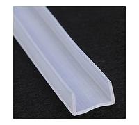 LuMOUzhou Bordi Trasparenti a Forma di U Guarnizione for Bordi Canale in Silicone a Forma di U Trasparente, Dimensioni Multiple, 5 Metri(21mm x 16mm)