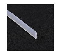 LuMOUzhou Bordi Trasparenti a Forma di U Guarnizione in Gomma for Canale in Silicone a Forma di U, traslucida, Dimensioni Multiple, 5 Metri(4mm x 9mm)