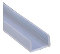LuMOUzhou Bordi Trasparenti a Forma di U Guarnizione in Gomma for Canale in Silicone a Forma di U, traslucida, Dimensioni Multiple, 5 Metri(20mm x 12mm)