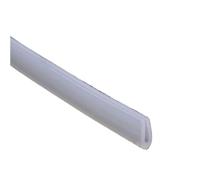 LuMOUzhou Bordi Trasparenti a Forma di U Guarnizione in Gomma for Canale in Silicone a Forma di U, traslucida, Dimensioni Multiple, 5 Metri(4mm x 7mm)