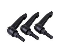 LuMOUzhou Leva con maniglia di bloccaggio tipo L in metallo nero | Nero M5 M6 M8 M10 L Tipo for macchinari Attrezzatura: manopola di bloccaggio regolabile Impugnatura ergonomica(M6X40)