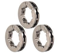 LuMOUzhou Ruota dentata Corona for Motosega in Acciaio Argentato .325-7, Confezione da 3, sostituisce 11892