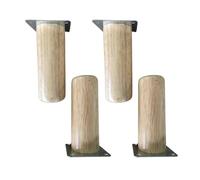 LuMOUzhou Sostituzione delle gambe dei mobili in legno Gambe for mobili in legno massello for divani, piedini di ricambio for armadietti, confezione da 4 (4,7-7 pollici)(7inch/18cm)