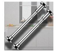 LuMOUzhou Staffa di supporto per lavello regolabile, in acciaio inox, varie misure, confezione da 2 (2 x 70-120 cm di altezza