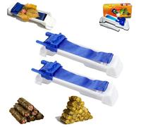Lumpia Roller Machine, Spring Roll Maker Machine, Vegetable Meat Rolling Tool, Multi-functional DIY Plastic Eggroll, For Egg Roll Wrapper, Sushi, Cabbage Rolls (2Pcs)