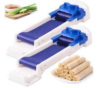 Lumpia - Rullo per rollare velocemente e uniformemente, involtini primavera, rotoli di uova e foglie d'uva, facile da cucinare e preparare pasti per feste (2 pezzi)