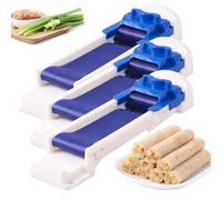 Lumpia - Rullo per rollare velocemente e uniformemente, involtini primavera, rotoli di uova e foglie d'uva, facile da cucinare e preparare pasti per feste (3 pezzi)