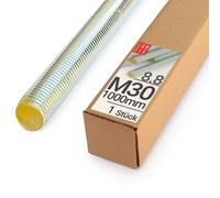 Lun Fix barra filettata M30 x 1000 mm, 1 pezzo | barra filettata 8,8 DIN 975