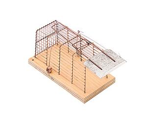 Luna 14003 Trappola per Topi in Filo Metallico 27x9x9 cm