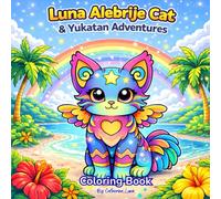 Luna Alebrije Cat & Yukatan Adventures: Coloring Book