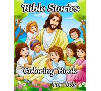 Luna B Helle Bible Stories Coloring Book for Kids (Tascabile)