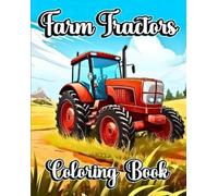Luna B Helle Farm Tractors Coloring Book (Tascabile)