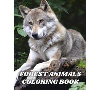 Luna B Helle Forest Animals Coloring Book (Tascabile)
