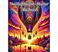 Luna B Helle Heißluftballon-Muster Malbuch (Tascabile)