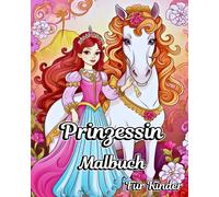 Luna B Helle Prinzessin Malbuch für Kinder (Tascabile)