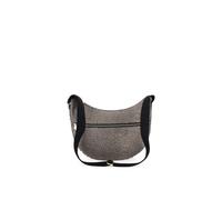 Mezza Luna media con tasca Borbonese OP Naturale-Nero - Tabella Colori: Marrone