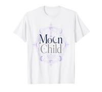 Luna Bambino Celeste Lunare Astrologia Mistica Arte Spirituale Maglietta