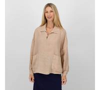 L'Una Blusa 100% lino a maniche lunghe