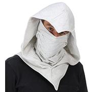 Luna Cavaliere Cappuccio e Maschera Grigio, Grigio, taglia unica