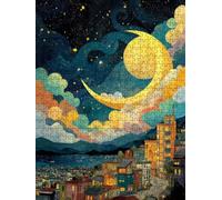 Luna Cielo Notturno Puzzle 5000 Pezzi, 3D Puzzle per Adulti Impegnativo, Educa Puzzles Artistico, Divertente E Stimolante Puzzles Decorativo per La Famiglia, Regalo e Decorazione Pareti FNKL6-1160